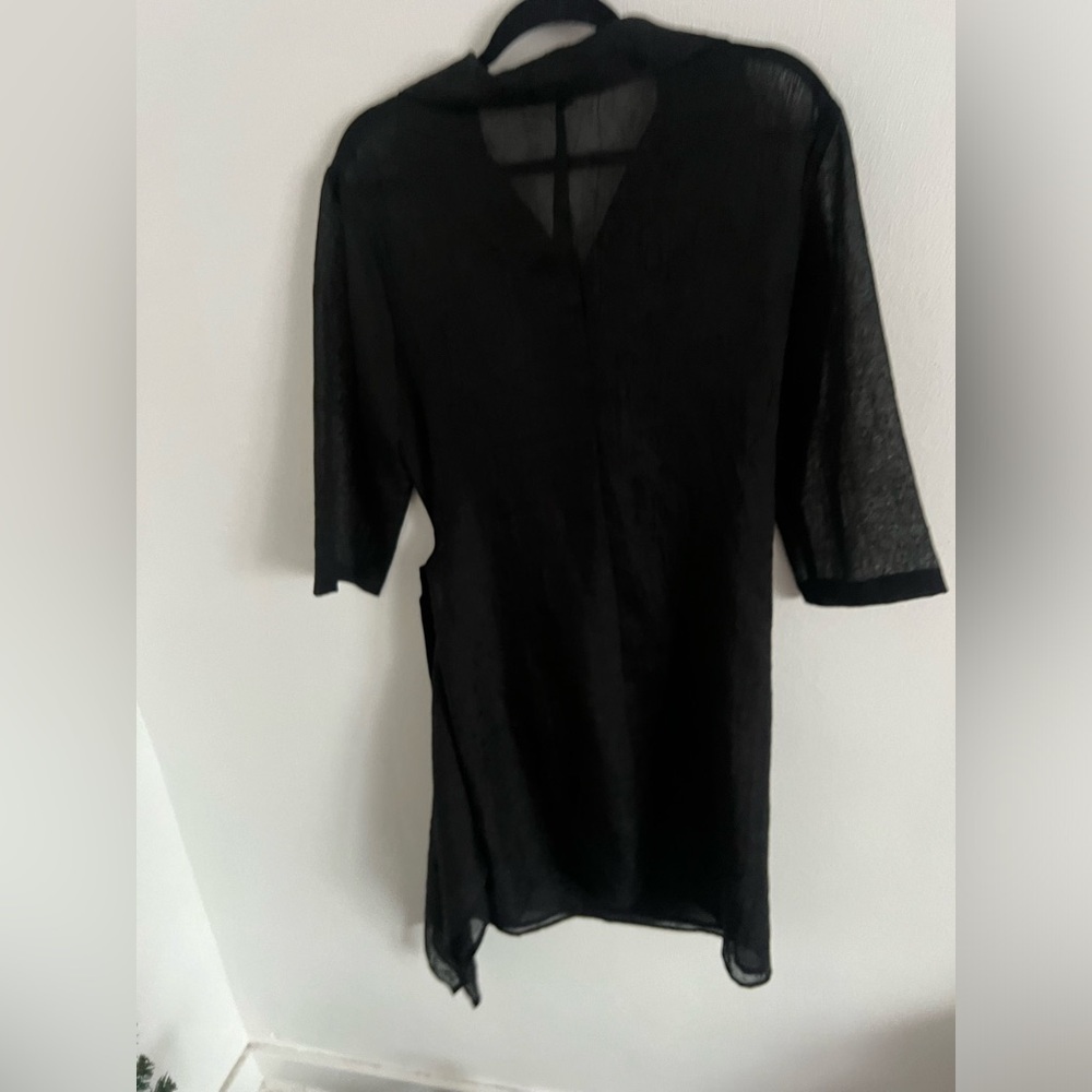Sue Wong Sheer Vintage Dress, size Large - Picture 4 of 7